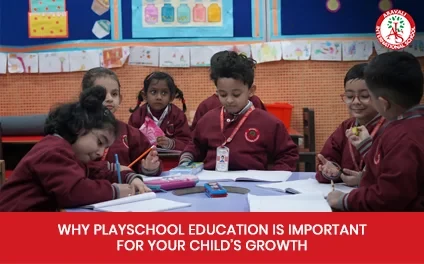 Why Playschool Education is Important for Your Child’s Growth